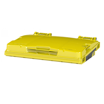 Крышка для мусорного контейнера 1100 л. арт. 29.C19 (Жёлтый)